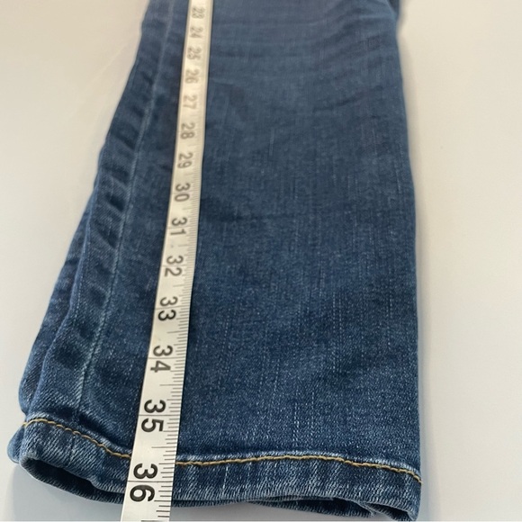 Liz Lange Maternity Medium Ankle Skinny Distressed Blue Jeans PRELOVED - Picture 11 of 12